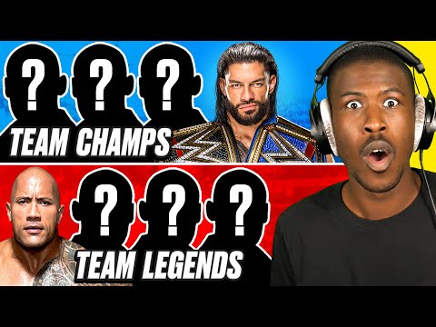 WWE 2K22 - 4 CHAMPIONS vs 4 LEGENDS!