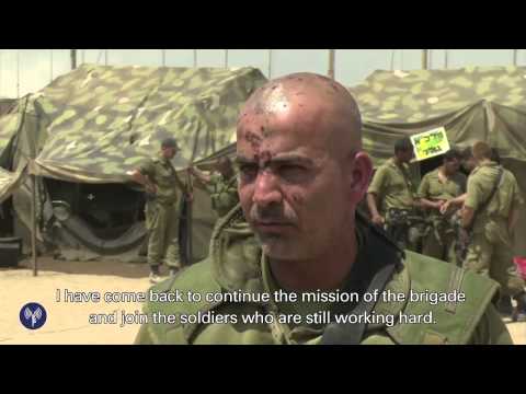 Wounded Golani Commander Returns to Troops