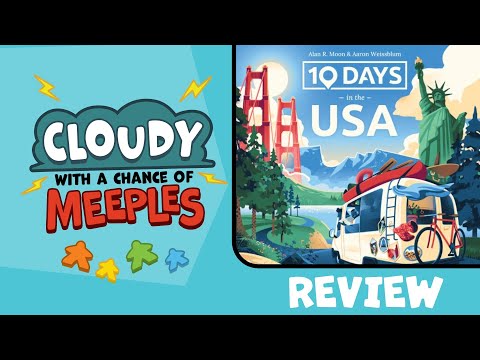 10 Days in the USA Review - Cloudy with a Chance of Meeples