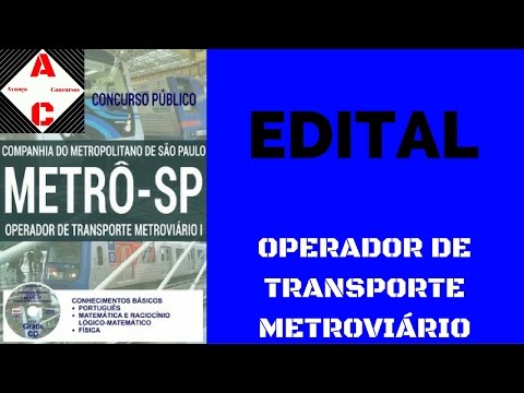 Apostila Concurso METRÔ-SP 2016 - Operador de Transporte Metroviário