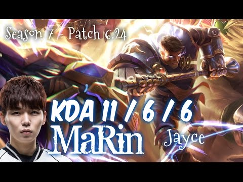 MaRin JAYCE vs MALZAHAR Top - Patch 6.24 KR Ranked