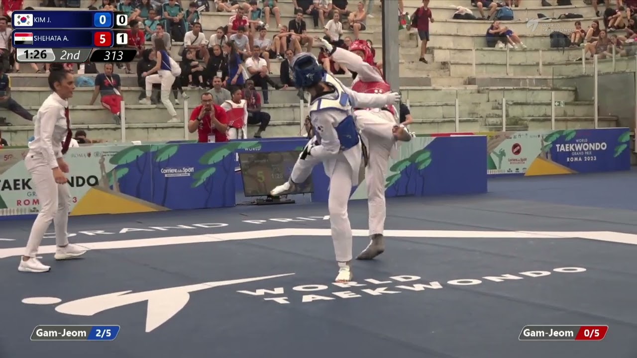 313 Round of 32 WOMEN W 67KG KOR KIM J EGY SHEHATA A