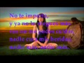 ninì no te importa karaoke 
