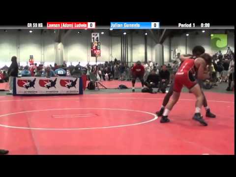 Greco GR 59 KG - Lawson (Adam) Ludwin vs. Julian Gunnels