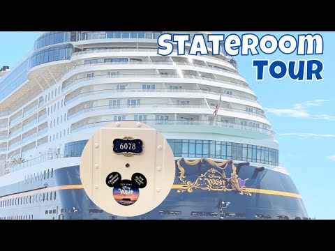 Disney Wish Stateroom Tour | Category 4C | Deluxe Family Oceanview Stateroom With Veranda | 6078