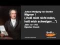 Johann Wolfgang von Goethe: Mignon I ("Heiß mich nicht reden, heiß mich schweigen ...") (vor 1783)