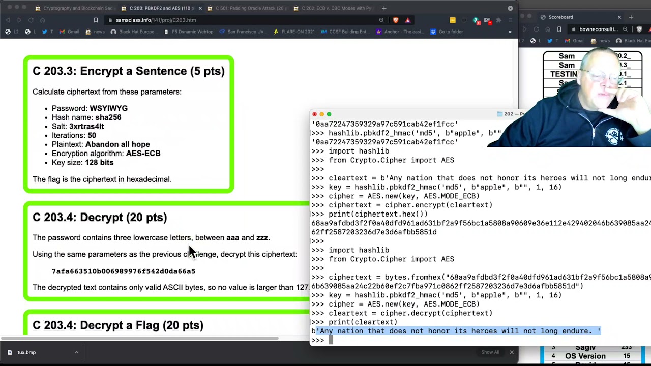 C 203 PBKDF2 and AES
