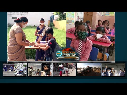 Schools reopen in several Indian states after months' gap, strict Covid rules