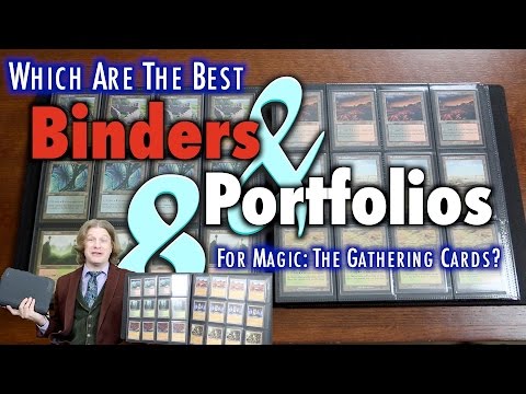MTG Binders and Portfolios 8: Star City Games, Dex Protection, Ultimate Guard - Magic The Gathering Video