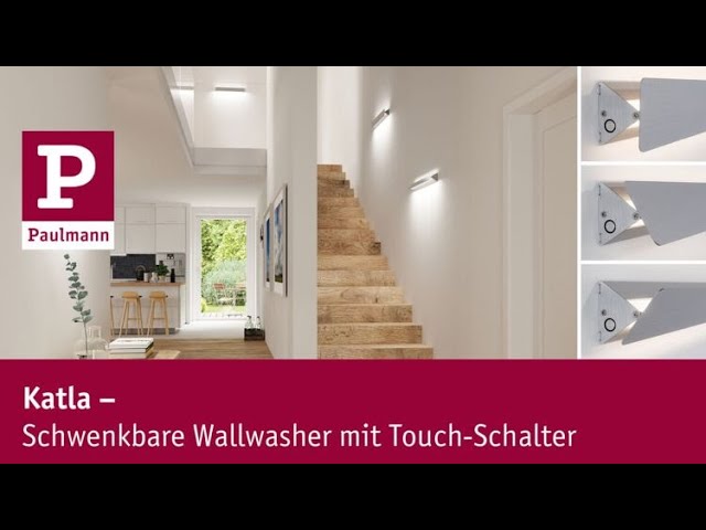 Video teaser per Katla - Schwenkbare Wallwasher mit Touch-Schalter