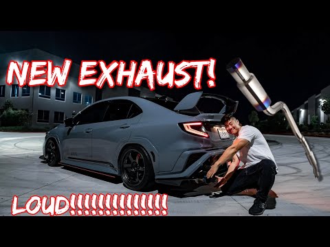 Fitting The TOMEI  On The 2022 Subaru WRX