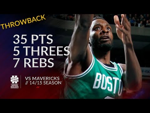 Jeff Green 35 pts 5 threes 7 rebs vs Mavericks 14/15 season