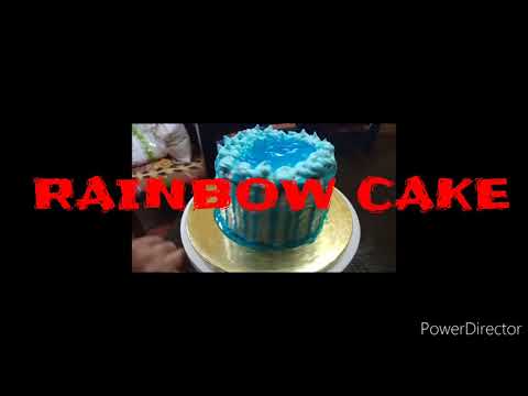 RAINBOW CAKE in Easy Way