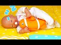 Baby Annabell doll is crying! Baby Alive doll & Baby born doll pretend playing with toys for kids.