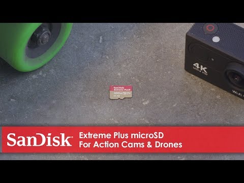 Atminties kortelė Sandisk Extreme Plus Micro SDXC SDSQXBD-256G-GN6MA, 256GB video