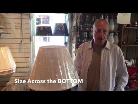 How to Size a Lampshade - Step-by-Step Instructions, Advice, Measuring Tips - Brown's Lampshades