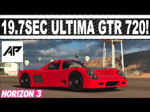 Forza Horizon 3 | Ultima GTR 720 Drag Tune | 19.720 Second Mile!