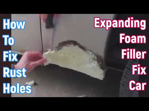 #expanding #foam #filler | How To Fix Big Rust Holes On Car | Pianka do Wypełnień