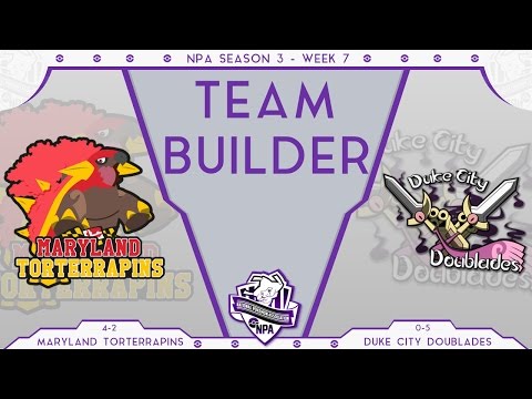 NPA S3 Week 7 | Team Builder | Maryland Torterrapins (4-2) VS Duke City Doubles (0-5)