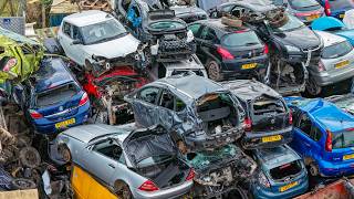 Watch This Machine Rip Cars Apart! Powerhand VRS & De-Pollution Process