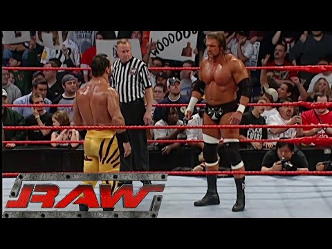 Triple H vs Chris Benoit Pick Your Poison Match RAW Mar 14,2005