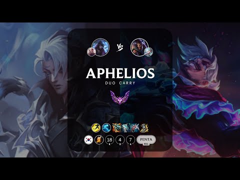 Aphelios ADC vs Draven - KR Master Patch 13.23