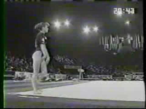 Chloe Maigre - 1992 Worlds Semifinals - Floor Exercise