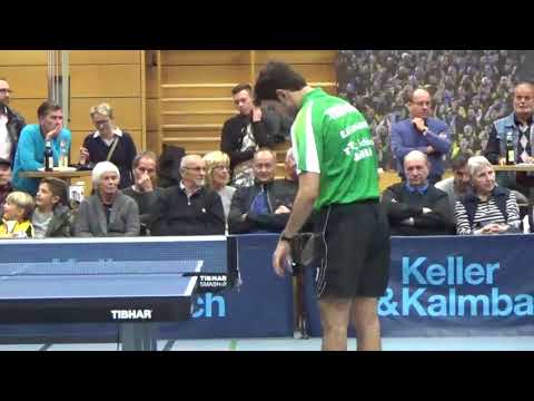 Christ vs Afanador Puerto Rico 2 TV Hilpoltstein vs TTC Juelich 20171029 Table Tennis 2 Bundesliga Z