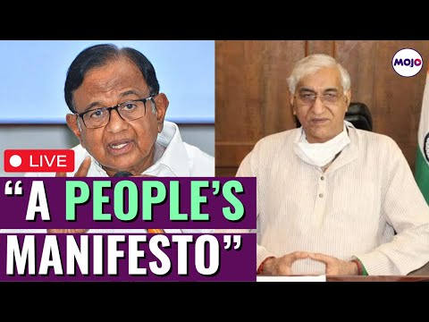 Congress LIVE I Manifesto Committee Launches "Awaaz Bharat Ki" Website I P Chidambaram, TS Singh Deo