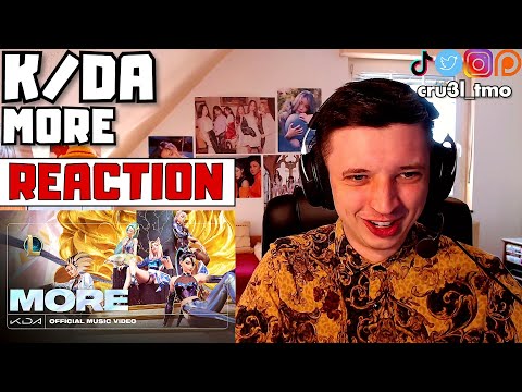 BACK FOR MORE (K/DA - MORE [Official Music Video] | REACTION)