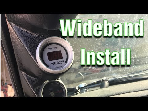 Autometer Wideband Gauge Install