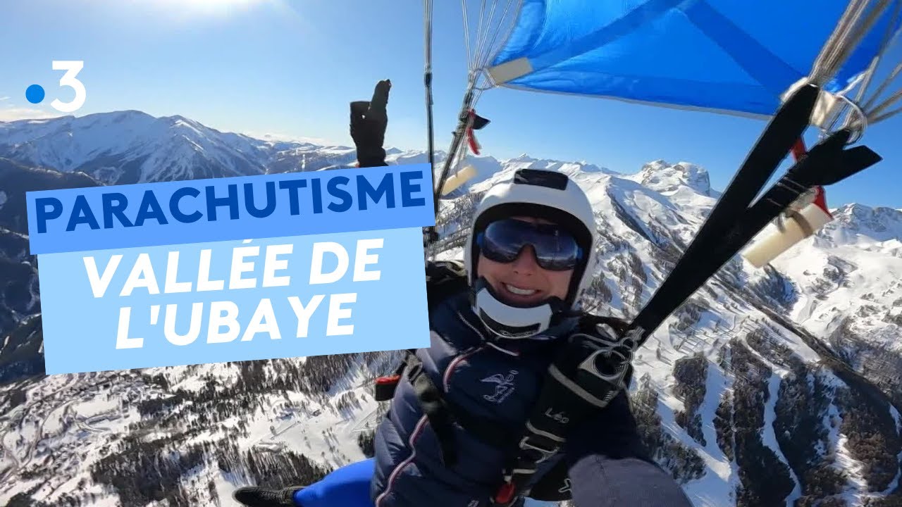 Parachutisme dans la Vallée de l'Ubaye dans les Alpes-de-Haute-Provence