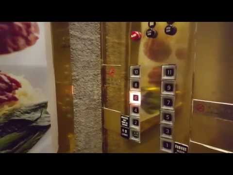 Awesome Otis Square Lexan Traction Elevator @Regency Hotel Macau