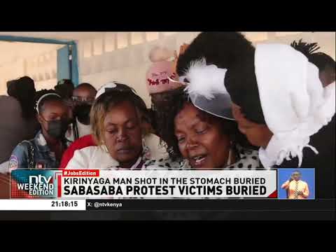 Saba Saba protest victims buried
