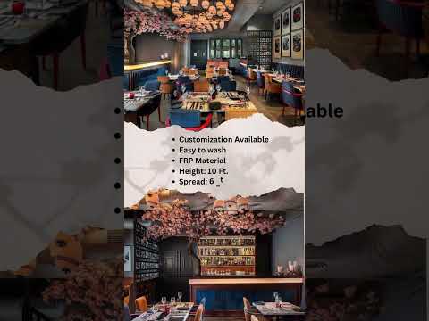 Fiber cherry blossom artificial tree cb-22