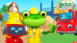 Fire Truck Training! 🚒🔥 | Gecko's Garage 🚚 | Cartoons For Kids | Toddler Fun Learning