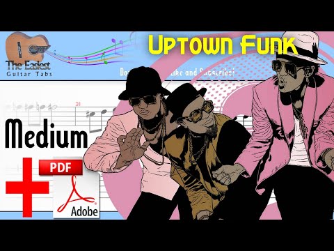 Bruno Mars - Uptown Funk Guitar Tab