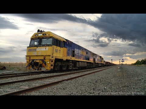 3PM4 Pacific National Steel Train At Gheringhap (7/5/2021) - PoathTV Australian Railways
