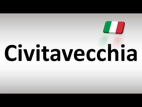 How to Pronounce Civitavecchia? (Italian City)