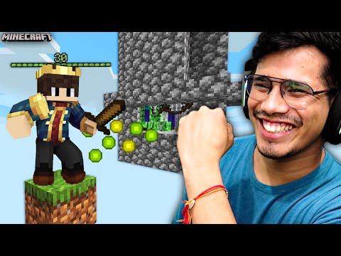 I Made UNLIMITED XP Farm In ONEBLOCK 😍 | Minecraft
