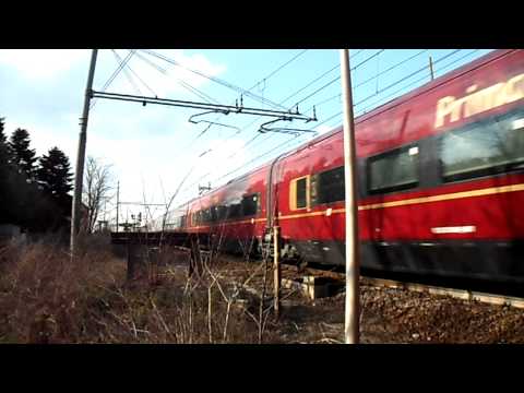 ETR AGV 575 ITALO IN TRANSITO A SECUGNAGO (LO)