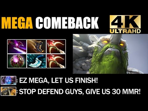 Tiny Aghanim's Scepter + Daedalus Build Defend Mega Creeps - Epic Comeback Dota 2 Pro Gamelay