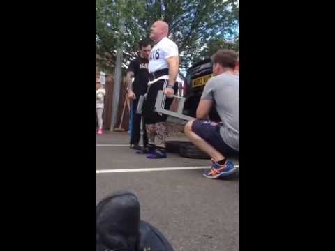 Ian "The Machine" Freeman car deadlift