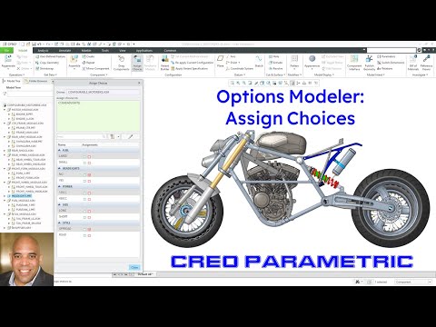 Creo Parametric - Options Modeler | Assign Choices