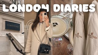 STAYING AT THE CORINTHIA IN LONDON | self care spa weekend, room tour & good foo