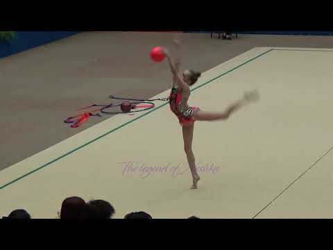 Arina KRASNORUTSKAYA (BLR) ball - 2019 Corbeil junior AA (NO SOUND)