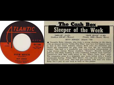 How Much (Moore - Davie) - Betty Johnson (May 1958)