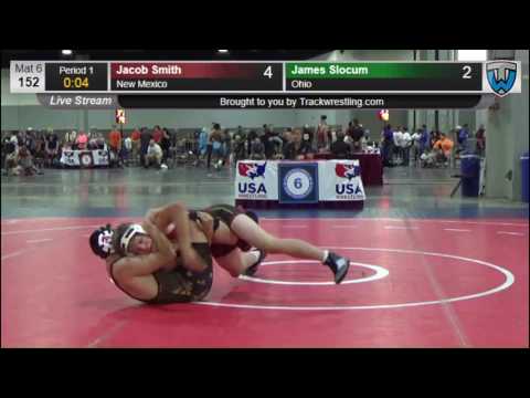 1481 Schoolboy 152 Jacob Smith New Mexico vs James Slocum Ohio 8572749104