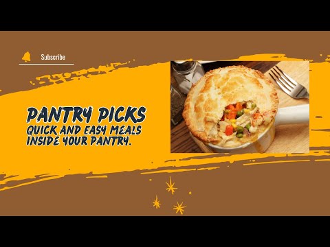 Easy Chicken Pot Pie from Pantry Staples | Budget-Friendly Recipe