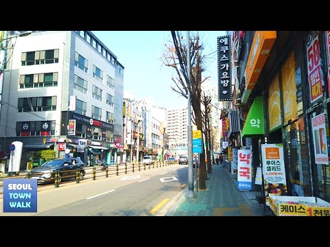 [4K] Caminhada em Seul - Rua do bairro Gongneung-dong [Nowon-gu]┃22-0-1.